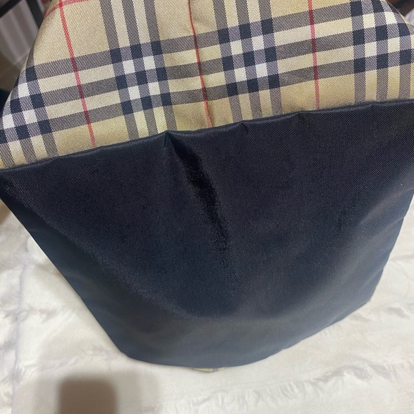 Vintage Burberry blue label tote nylon used and old condition manage your - Picture 3 of 4